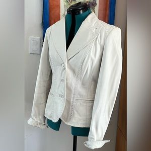 Vintage Italian Leather Blazer